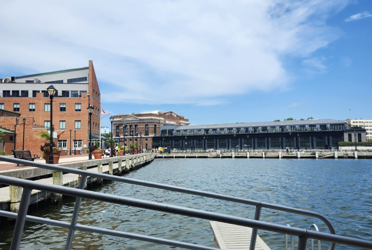 The pier at Fells Point, one of my favorite spots to relax!
