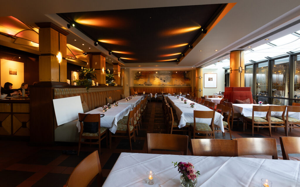Inside the BMA's restaurant, Gertrude's Chesapeake Kitchen